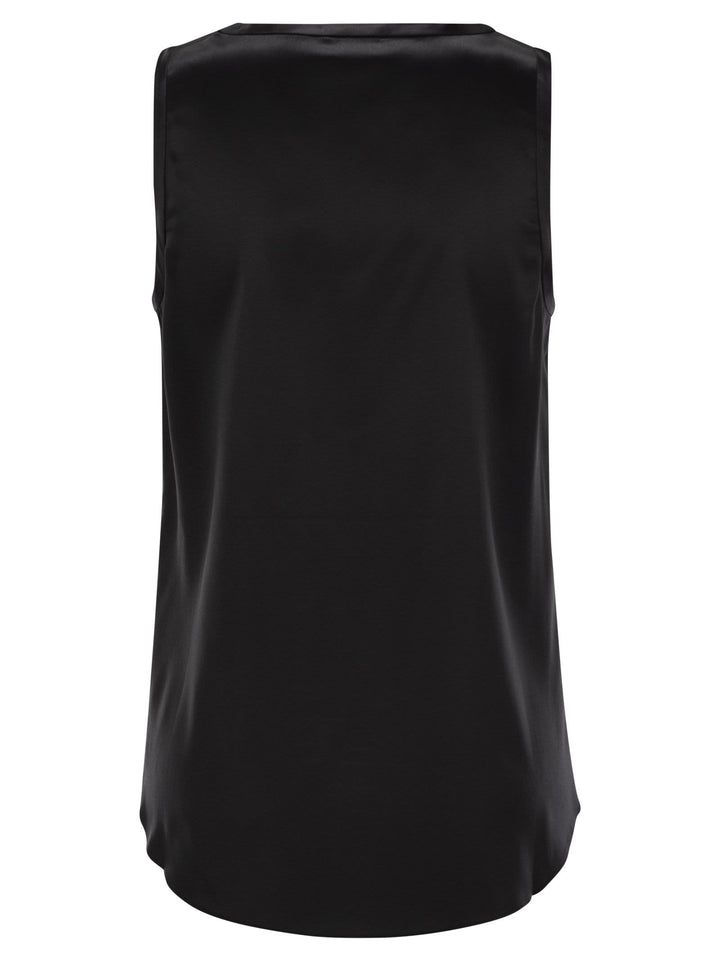 Brunello Cucinelli Women Stretch Silk Satin Top