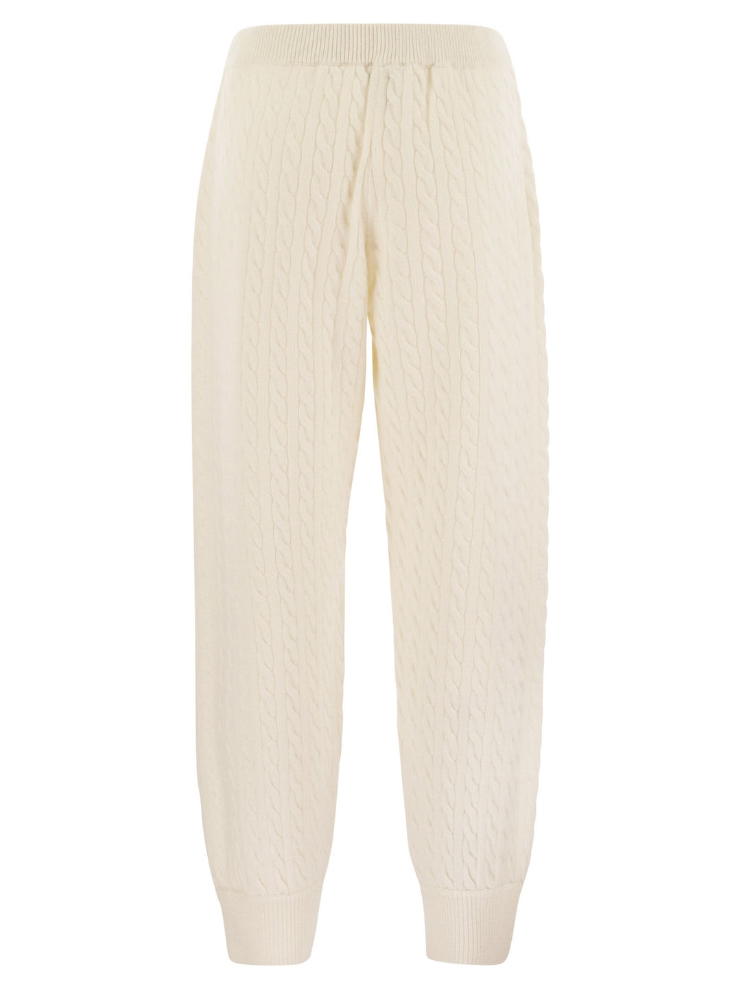 Brunello Cucinelli Women Cashmere Cable Knit Trousers