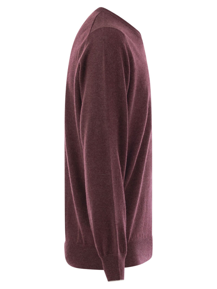 Brunello Cucinelli Men Pure Cashmere Crew-Neck Sweater