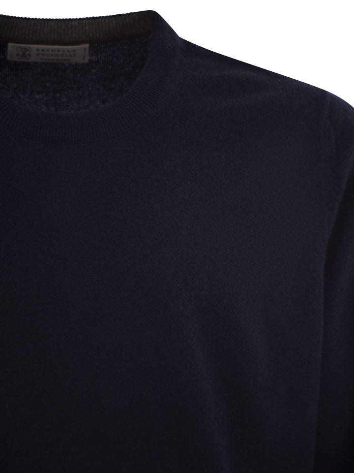 Brunello Cucinelli Men Cashmere Sweater Crewneck Knitwear
