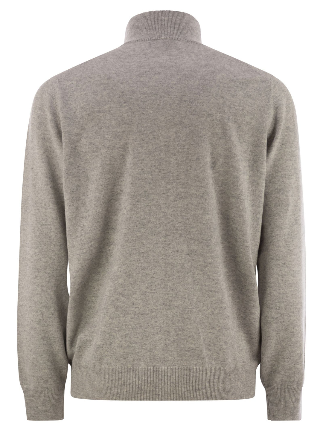 Brunello Cucinelli Men High-Necked Cashmere Cardigan With Zip