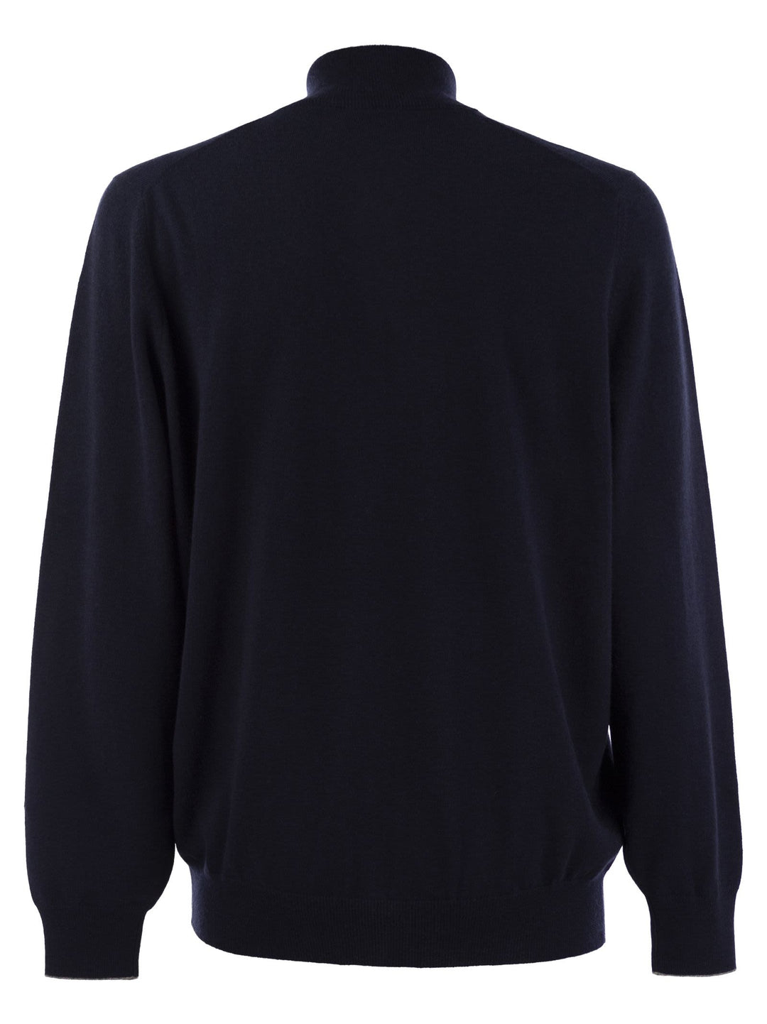 Brunello Cucinelli Men High-Necked Cashmere Cardigan With Zip