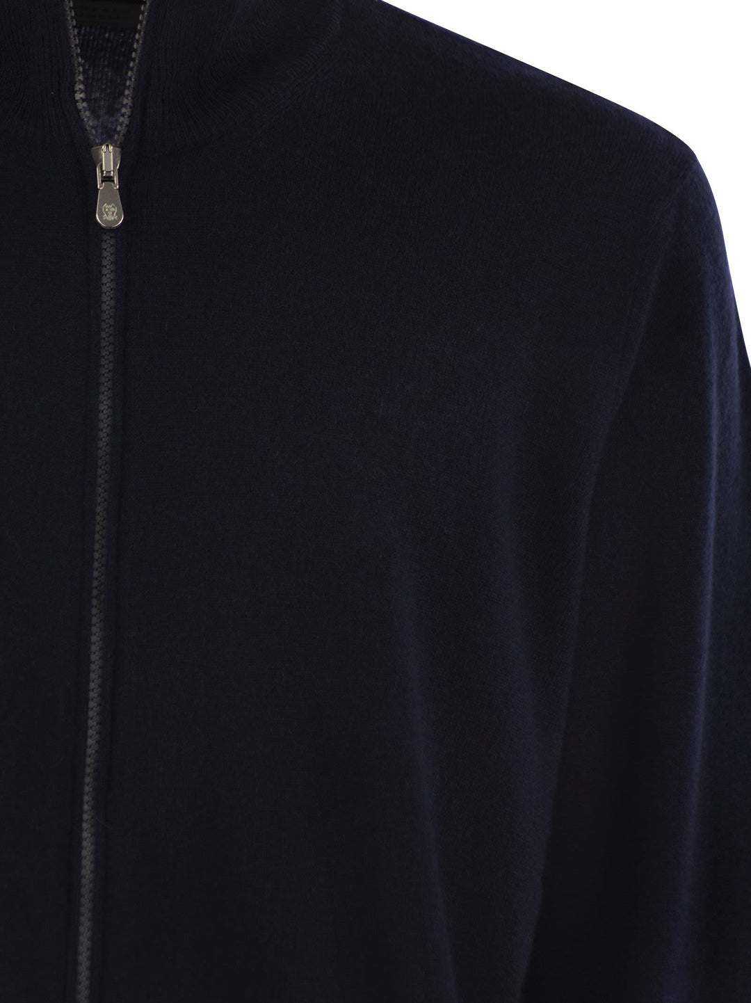 Brunello Cucinelli Men High-Necked Cashmere Cardigan With Zip