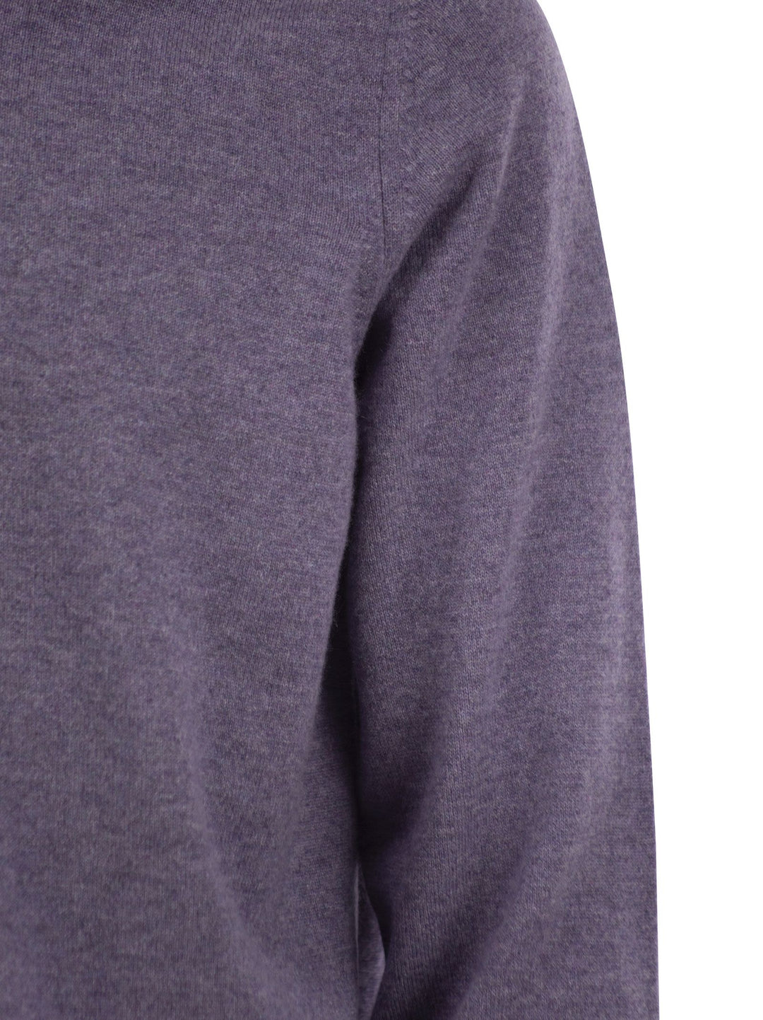 Brunello Cucinelli Men Cashmere Turtleneck Sweater With Zip