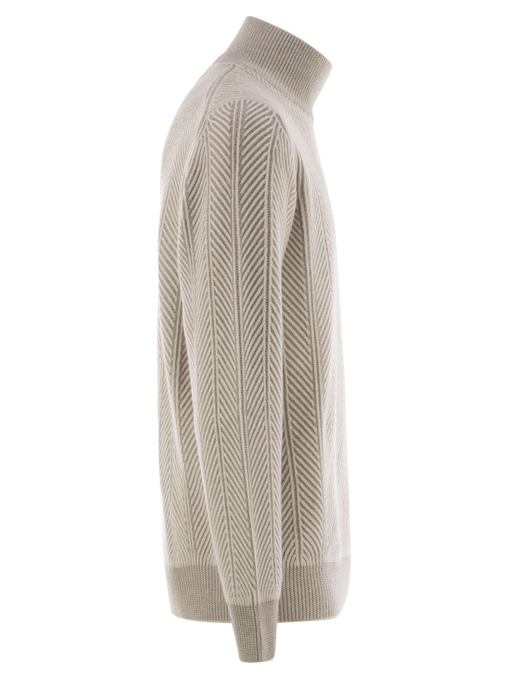Brunello Cucinelli Men Cashmere Turtleneck Sweater