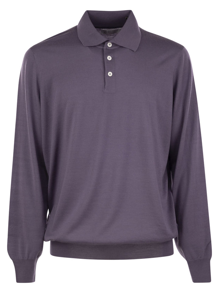 Brunello Cucinelli Men Polo Style Sweater