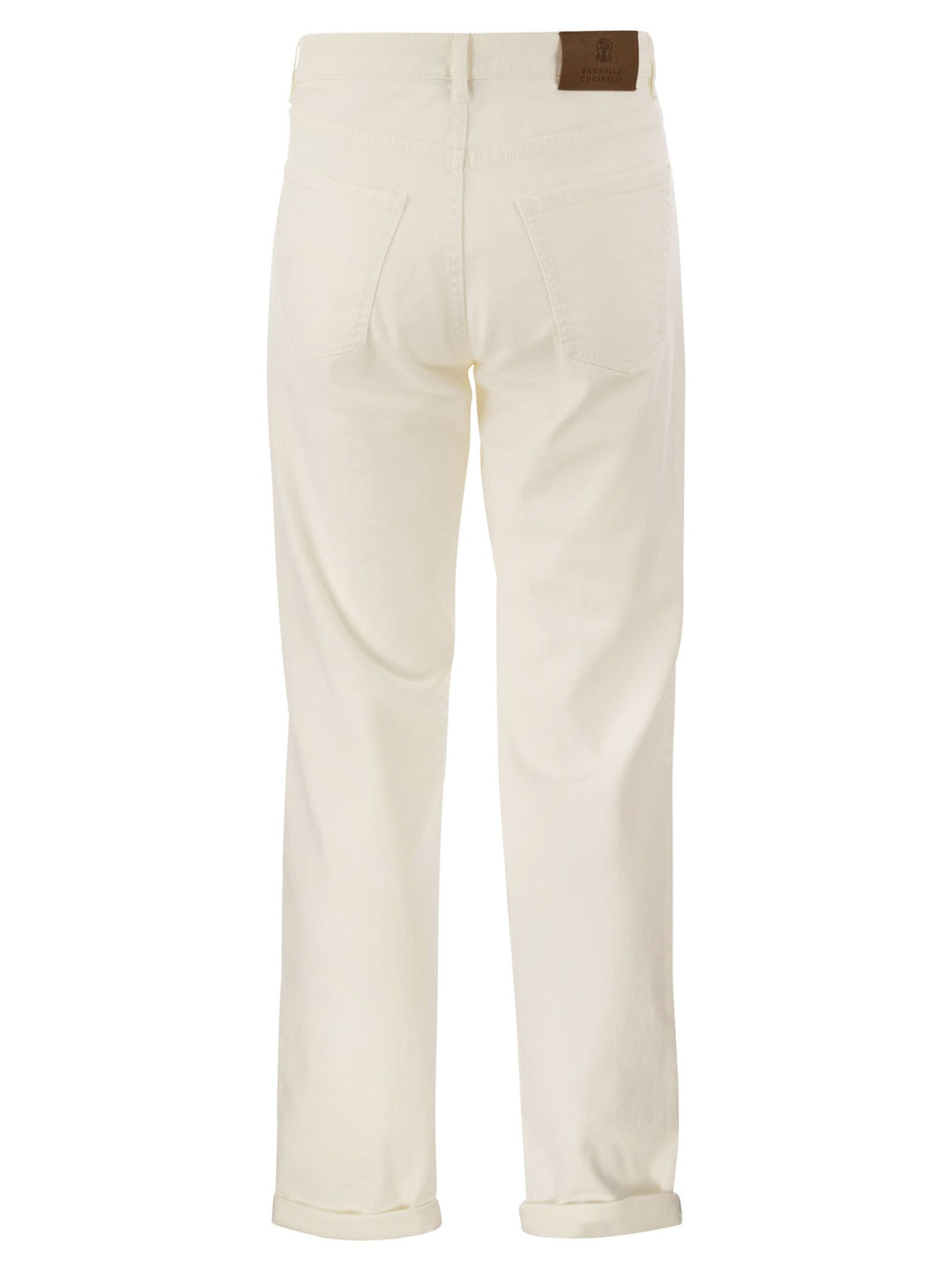 Brunello Cucinelli Men Five-Pocket Traditional Fit Trousers In Light Comfort-Dyed Denim