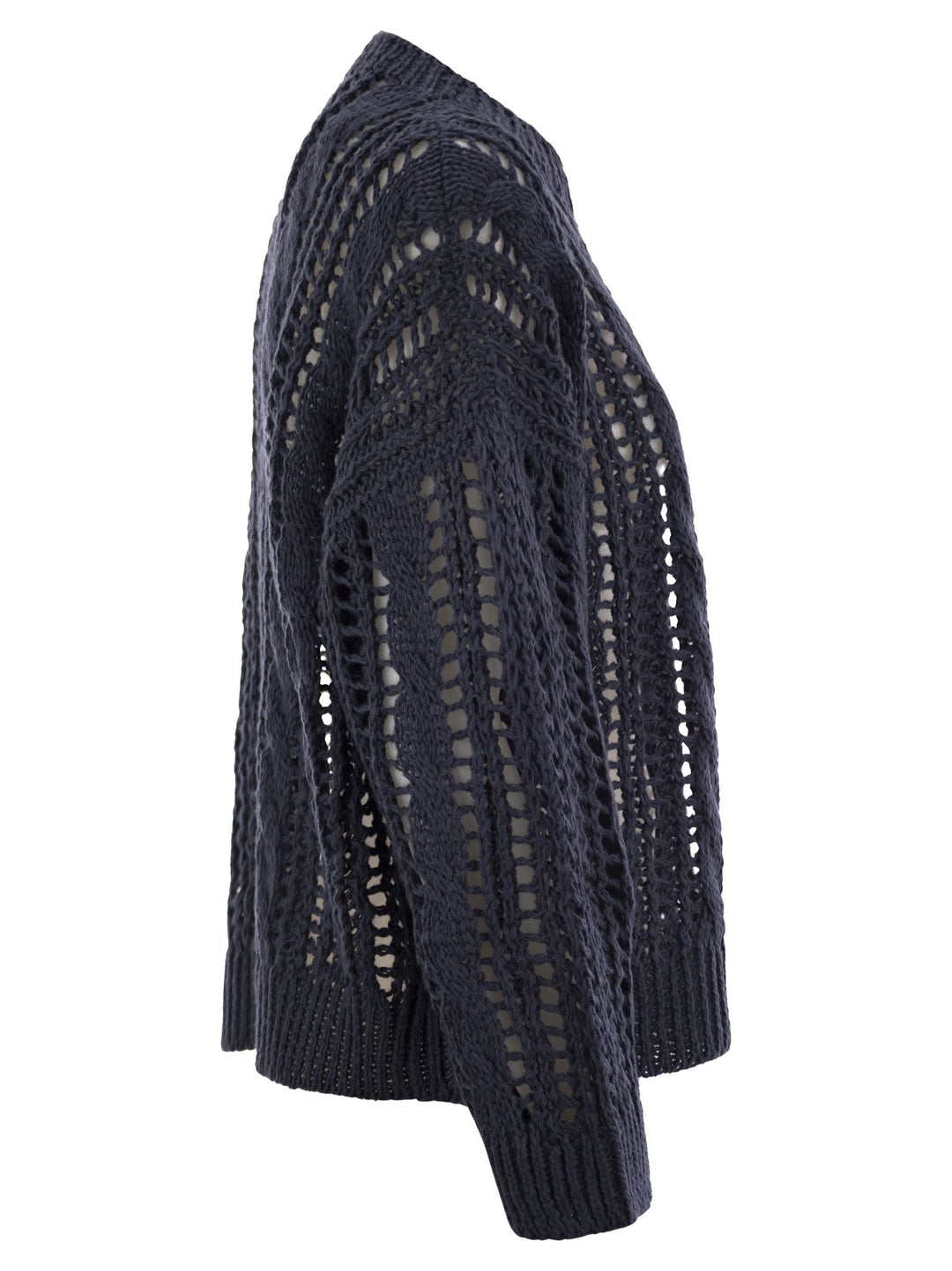 Brunello Cucinelli Women Cable & Mesh Jute And Cotton Jersey