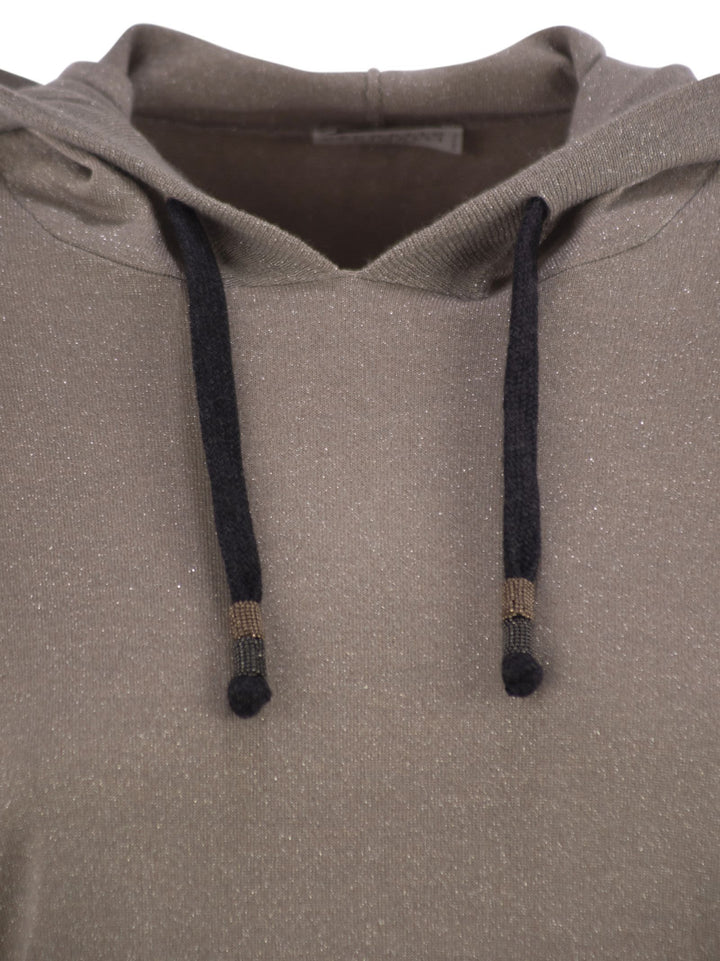 Brunello Cucinelli Women Sparkling Cashmere And Silk Sweatshirt
