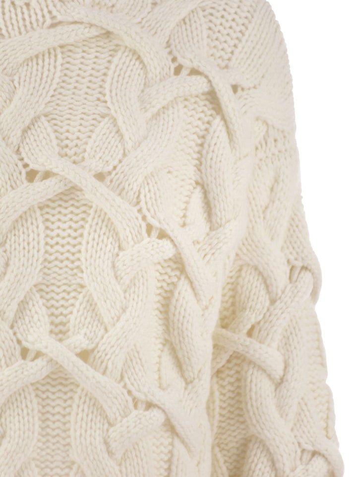 Brunello Cucinelli Women Braided High-Necked Cashmere Sweater