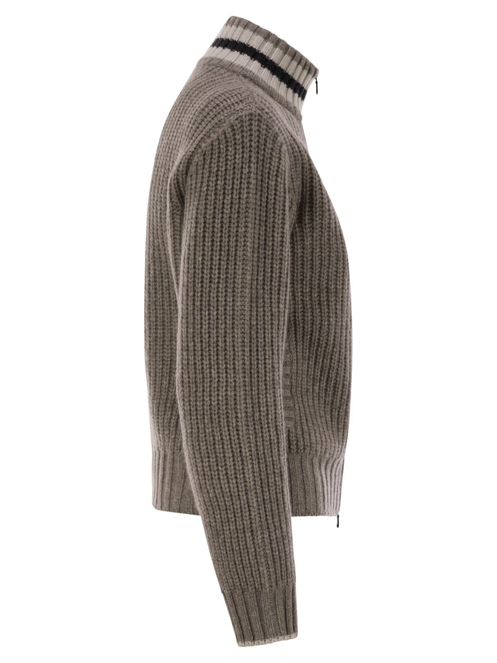 Brunello Cucinelli Women Cashmere Cardigan With Shiny Trims