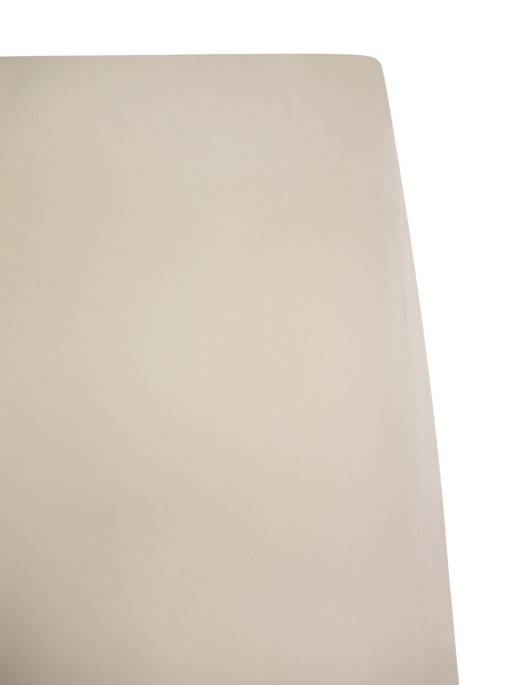 Brunello Cucinelli Women Flute Skirt In Comfort Viscose Couture Twill