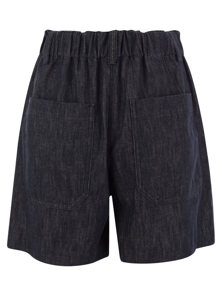 Brunello Cucinelli Women Denim Shorts