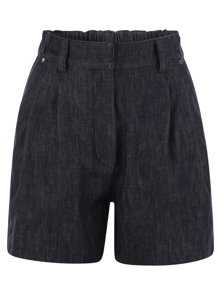 Brunello Cucinelli Women Denim Shorts