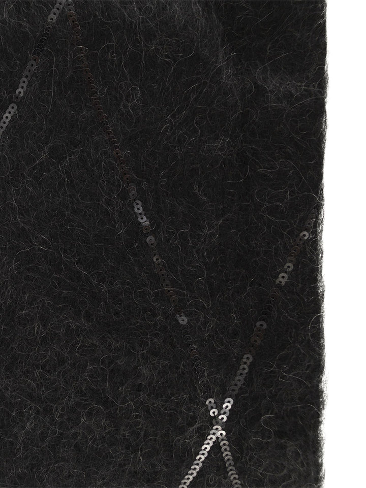 Brunello Cucinelli Women Scarf With Micro-Sequins