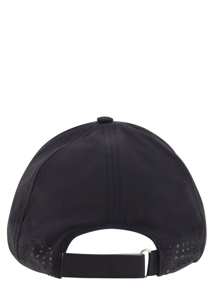 Brunello Cucinelli Men Baseball Cap In Tech Fabric With Logo
