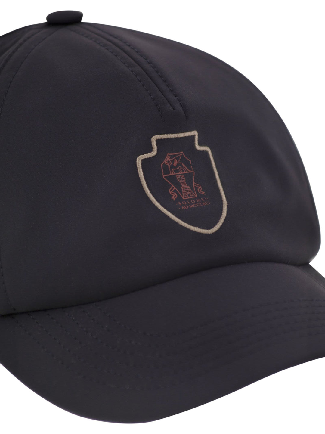 Brunello Cucinelli Men Baseball Cap In Tech Fabric With Logo