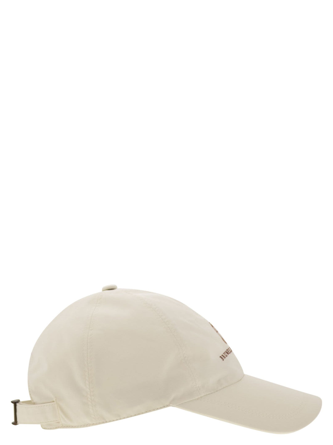 Brunello Cucinelli Men Water-Repellent Microfibre Baseball Cap With Embroidered Logo