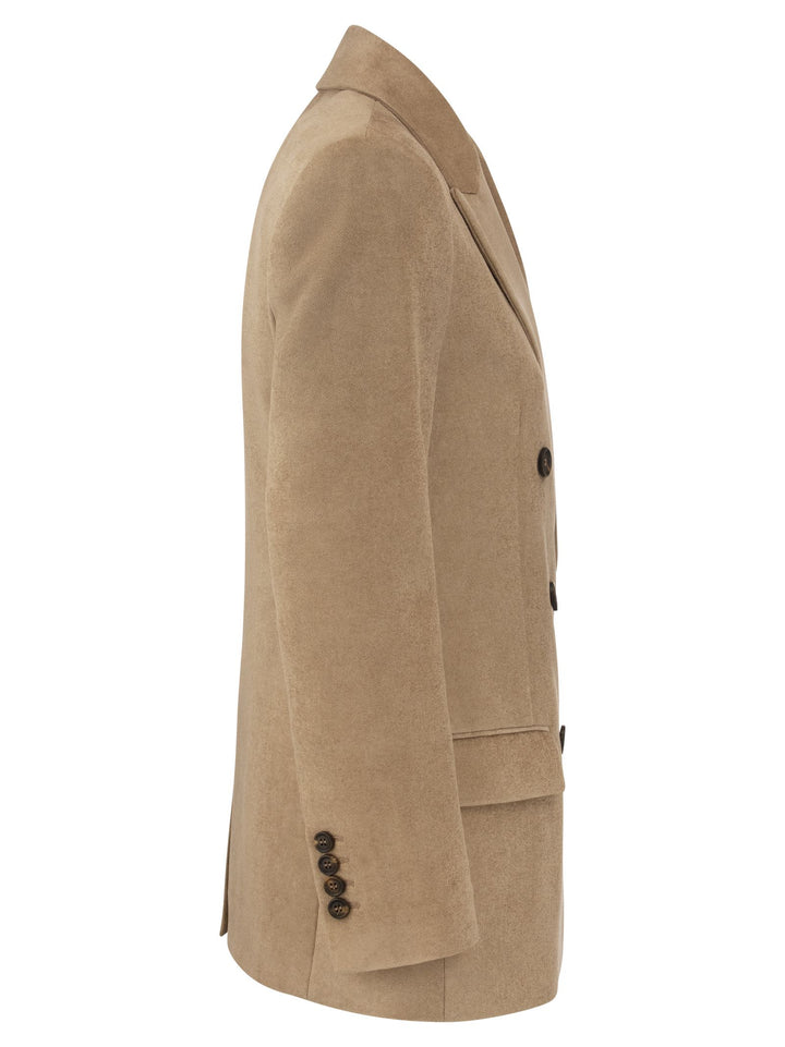 Brunello Cucinelli Women Double-Breasted Jacket With Necklace