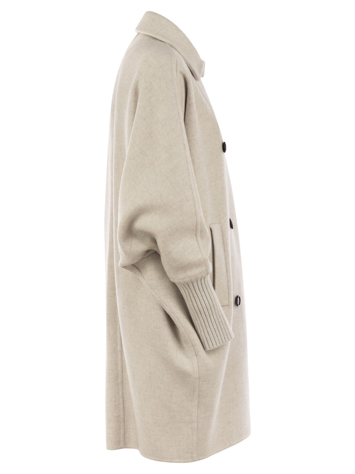 Brunello Cucinelli Women Double Knit Coat