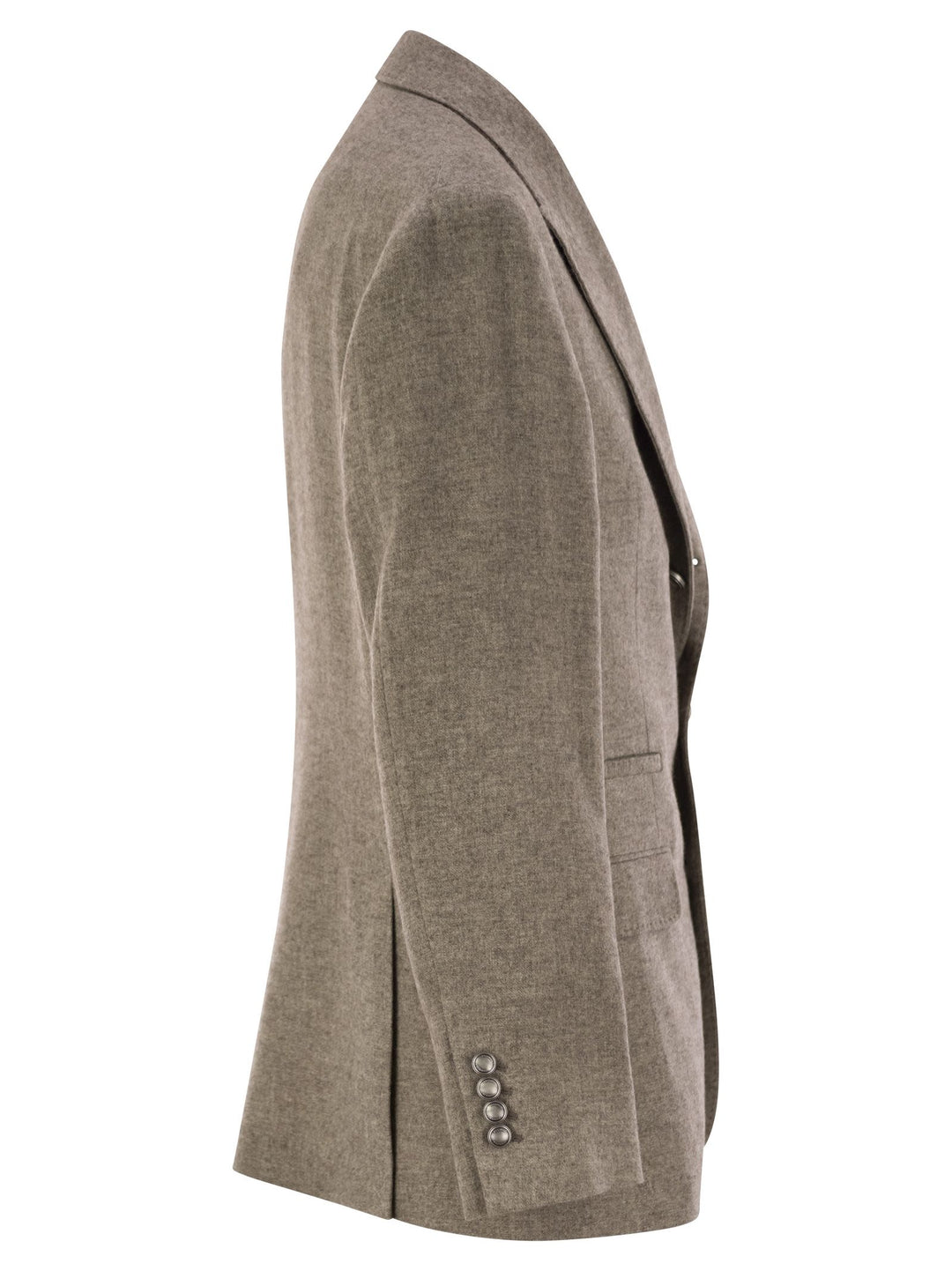 Brunello Cucinelli Men Deconstructed Jacket In Yack