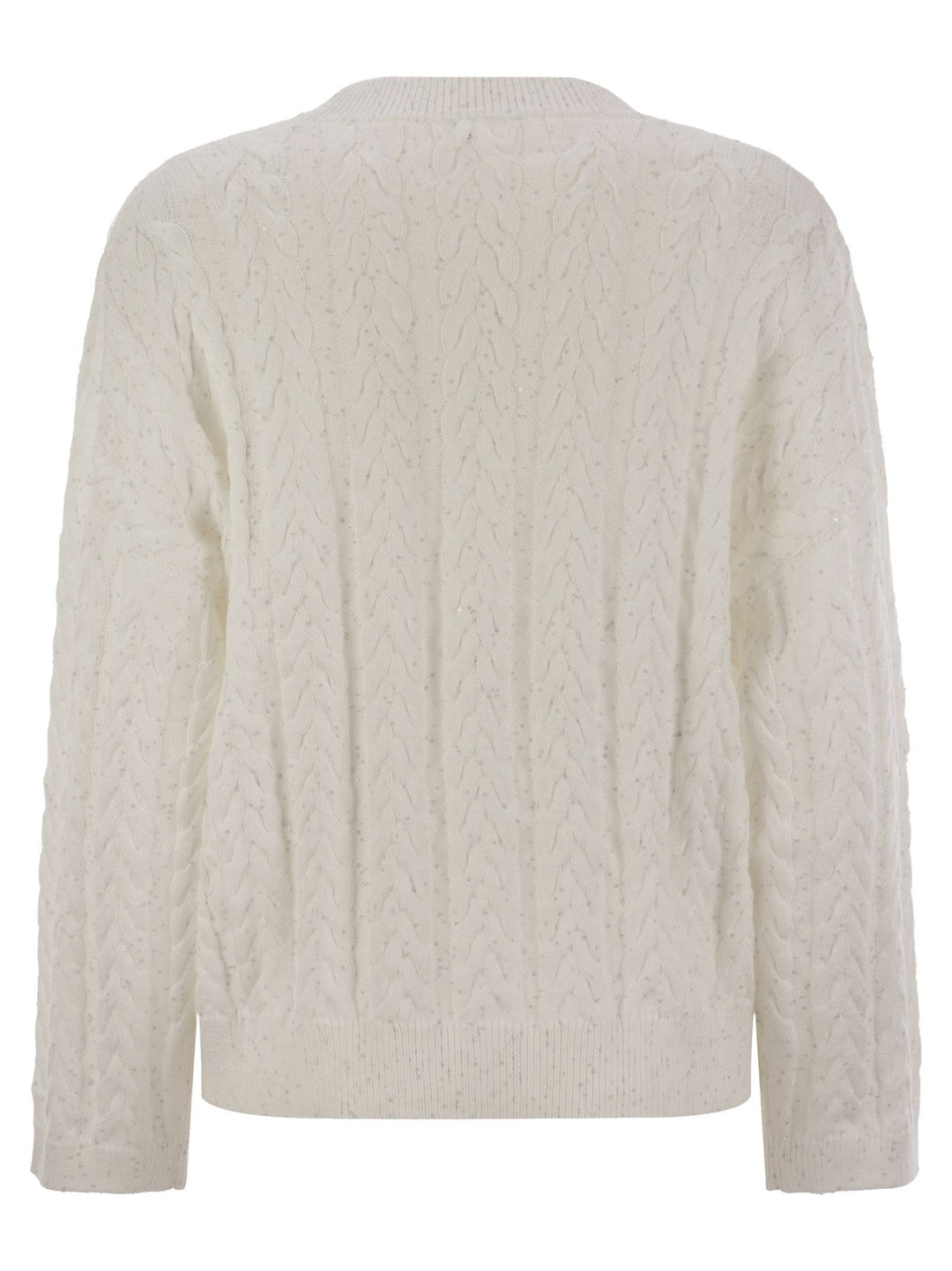 Brunello Cucinelli Women Dazzling Double Cable Cotton Jersey