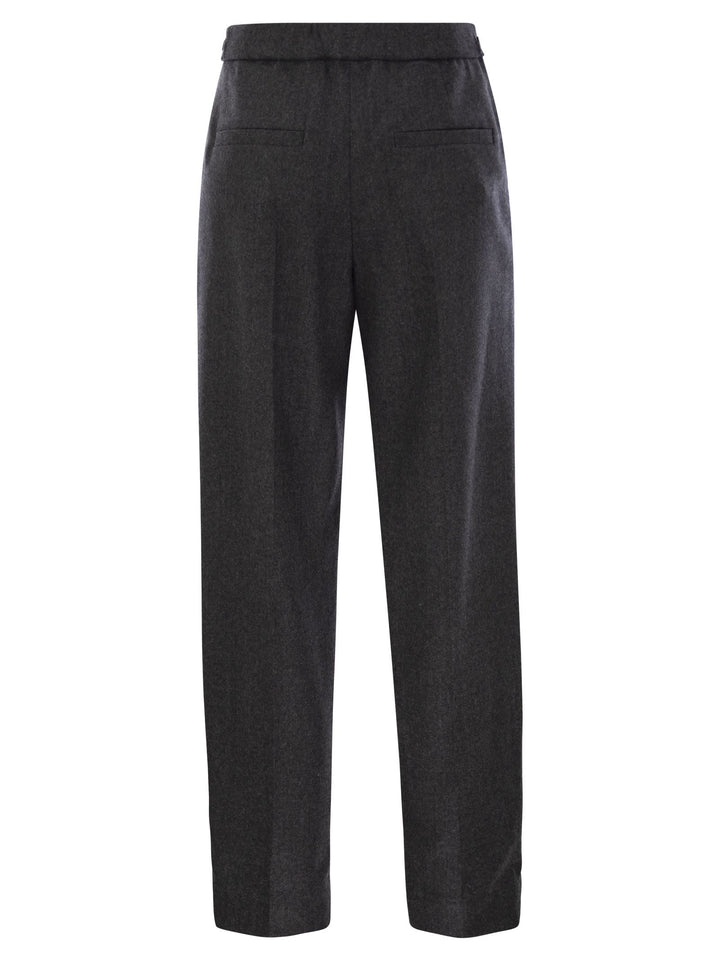 Brunello Cucinelli Women Baggy Sartorial Wool Trousers