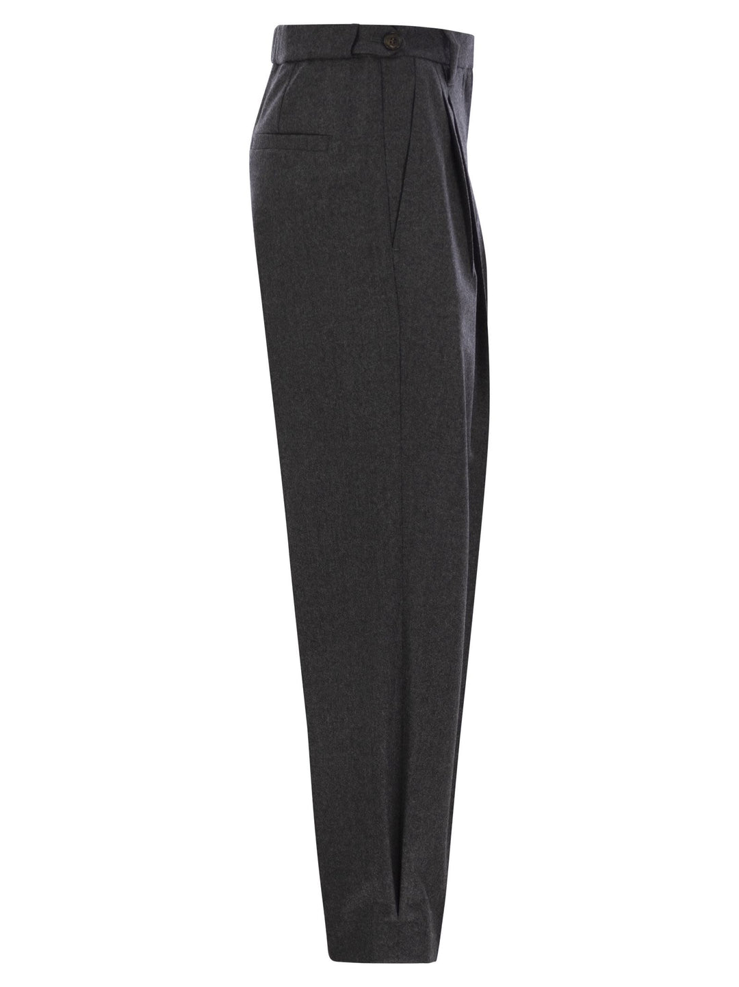 Brunello Cucinelli Women Baggy Sartorial Wool Trousers