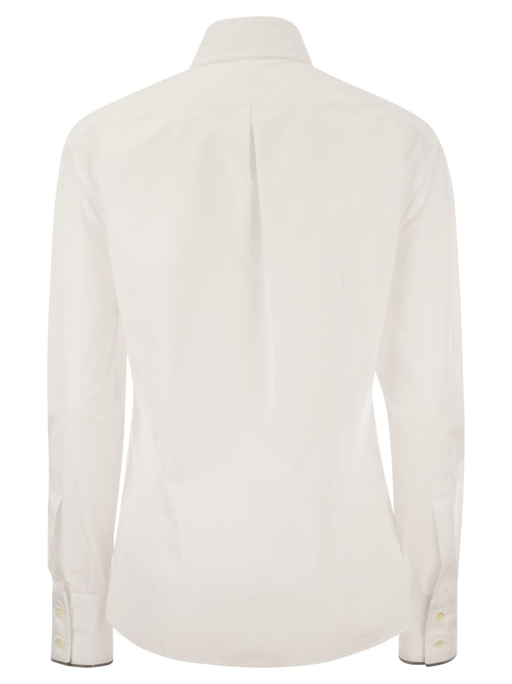 Brunello Cucinelli Women Cotton Poplin Shirt