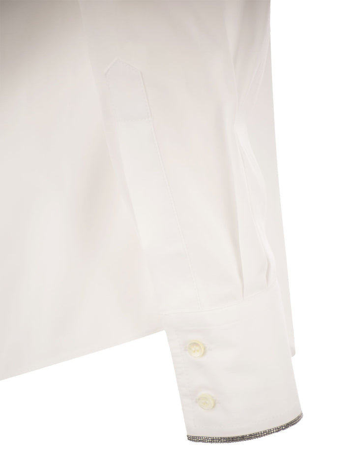 Brunello Cucinelli Women Cotton Poplin Shirt