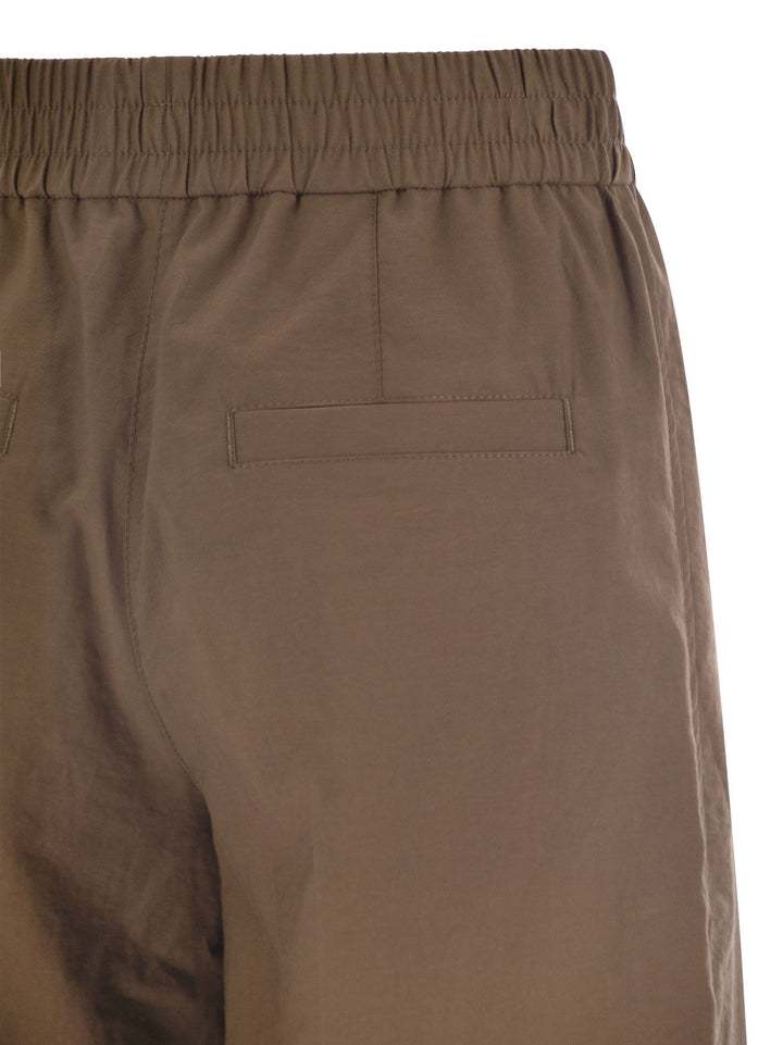 Brunello Cucinelli Women Loose Fit Cotton Trousers