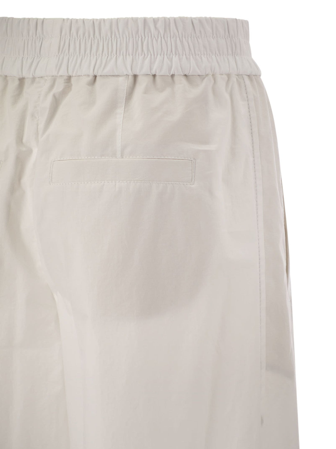 Brunello Cucinelli Women Relaxed Light Cotton Trousers