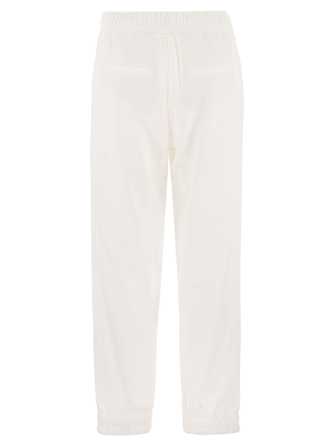 Brunello Cucinelli Women Track Trousers In Light Cotton Fleece