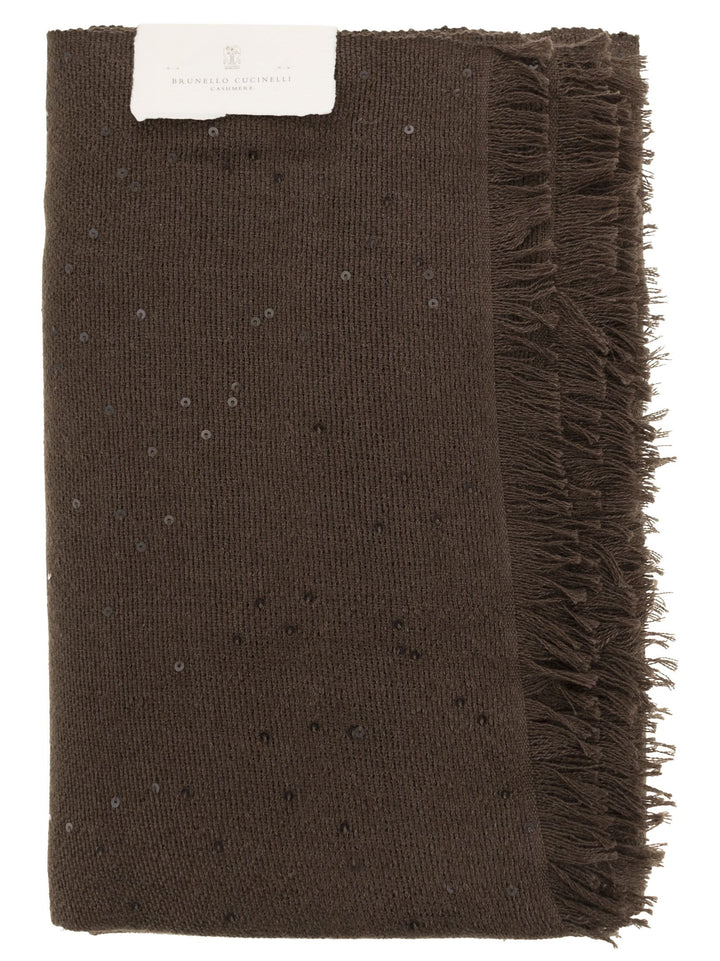 Brunello Cucinelli Women Diamond Cashmere And Silk Scarf