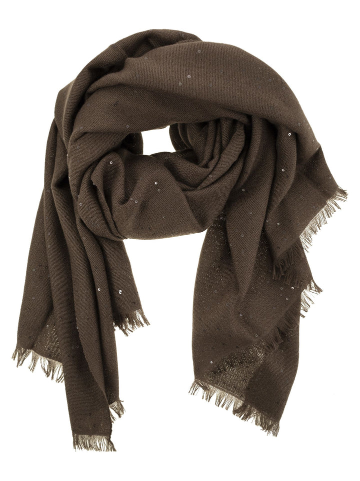 Brunello Cucinelli Women Diamond Cashmere And Silk Scarf
