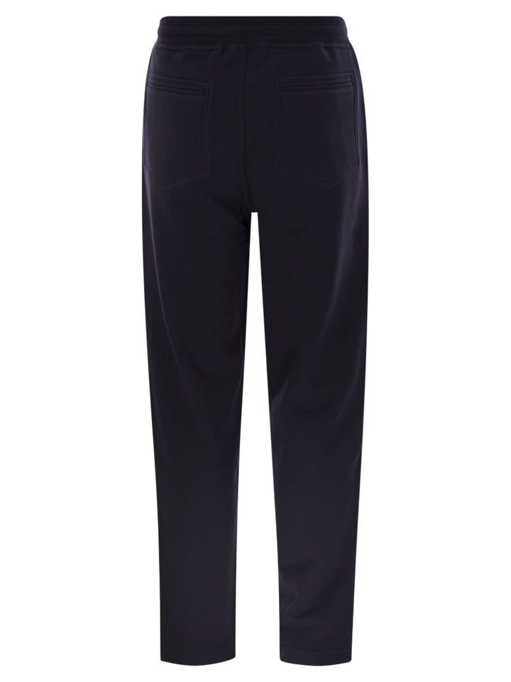 Brunello Cucinelli Men Techno Cotton Fleece Trousers