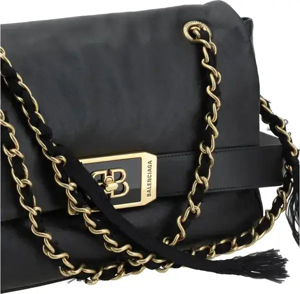 BALENCIAGA black Modu Flap Shoulder Bag