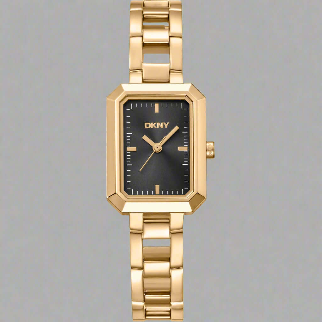 Assorted DKNY watches in various styles and finishes