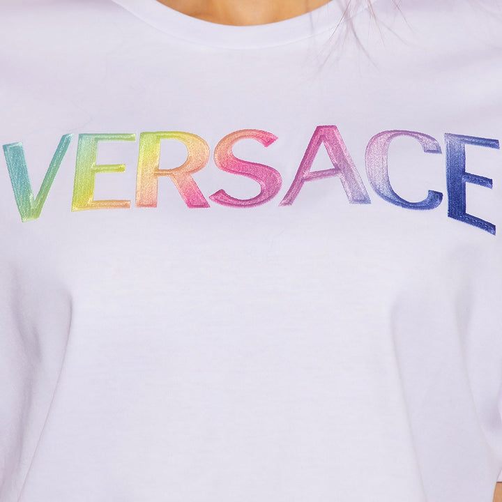 Versace Cotton Logo T-Shirt Women