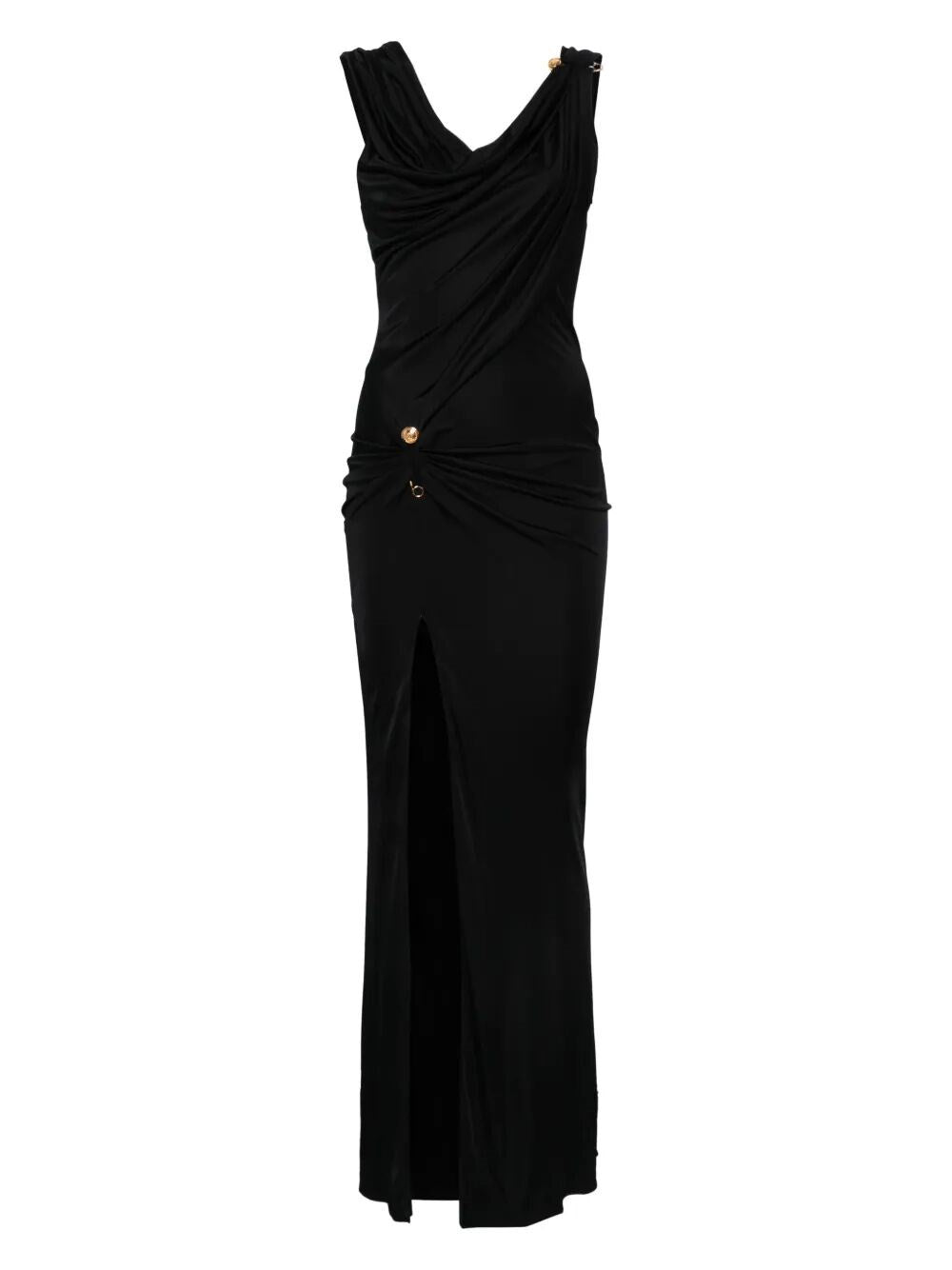 Versace Women Gown `Responsible` Vicose Liquid Jersey