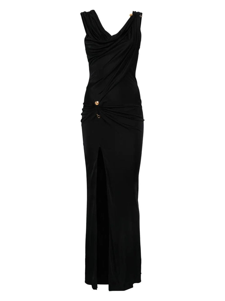 Versace Women Gown `Responsible` Vicose Liquid Jersey