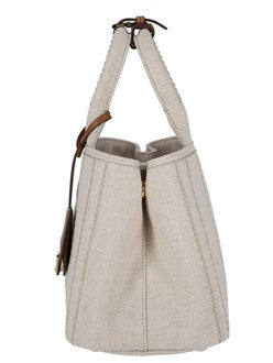 Prada Women Small Logo Tote Bag