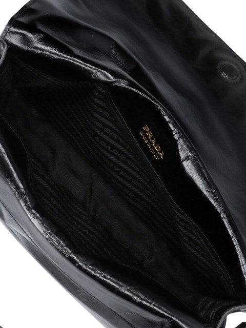 Prada Women Logo Medium Shoulder Bag