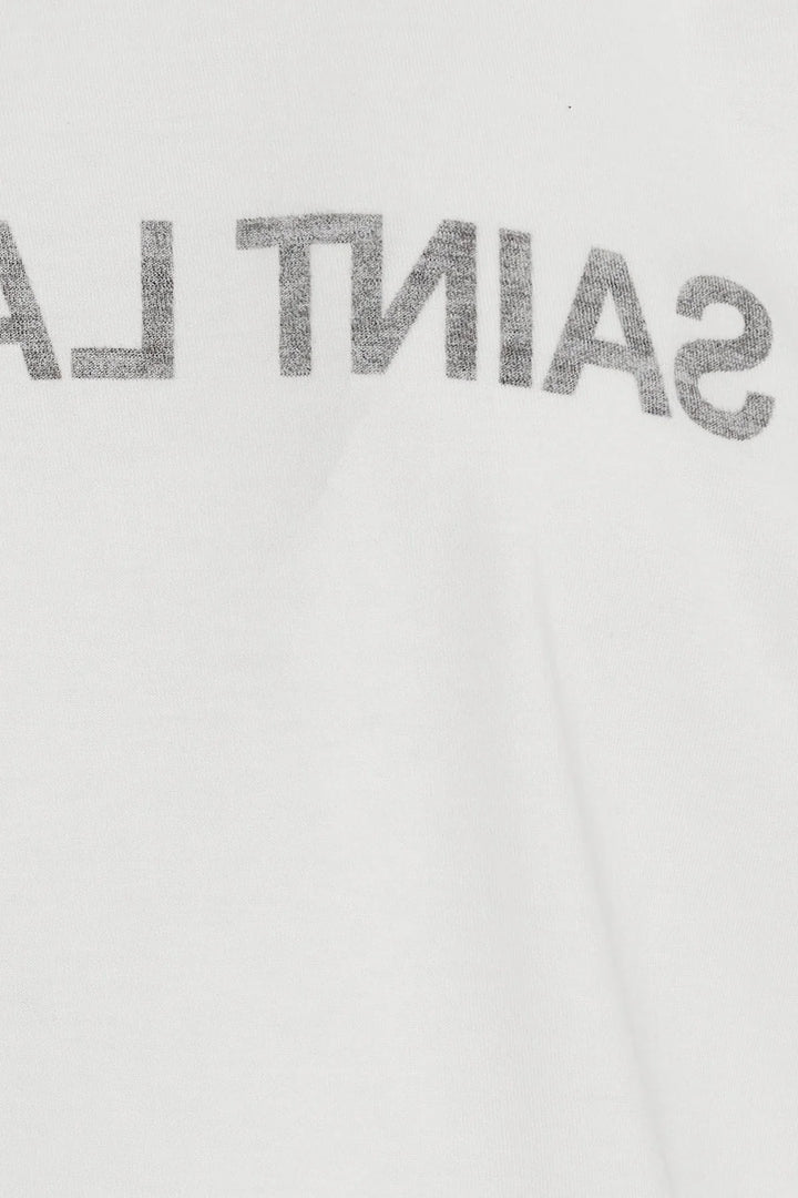Saint Laurent Women Logo Print T-Shirt