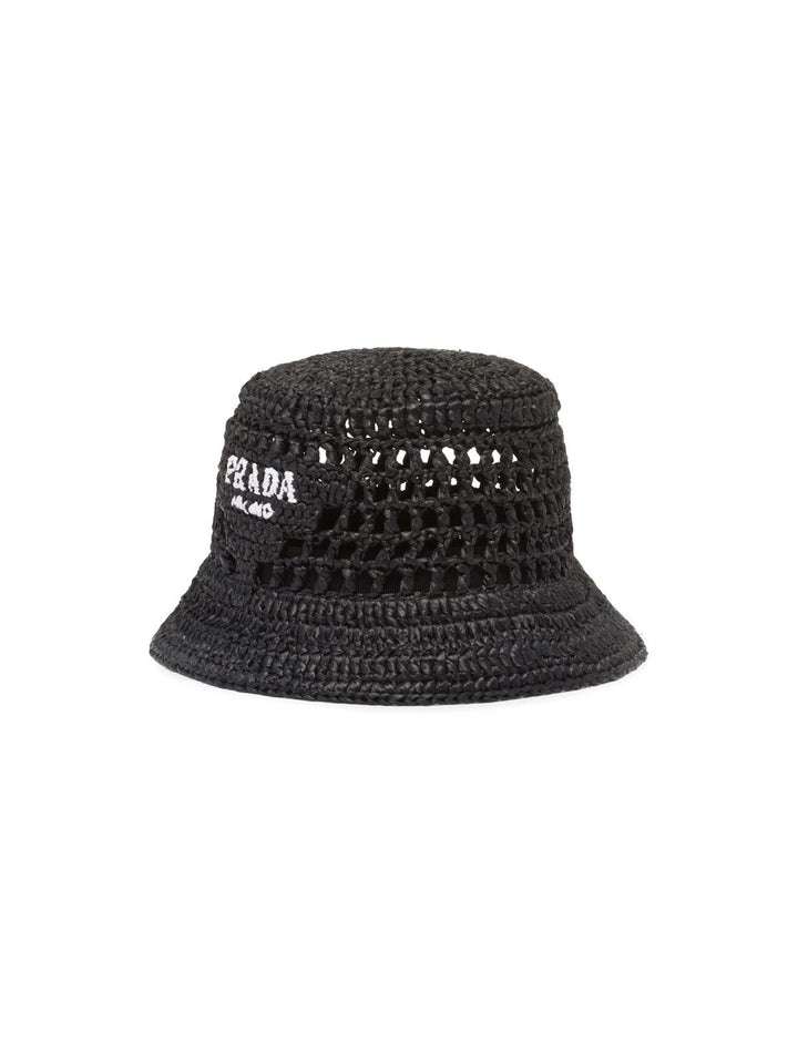 Prada Women Logo Bucket Hat