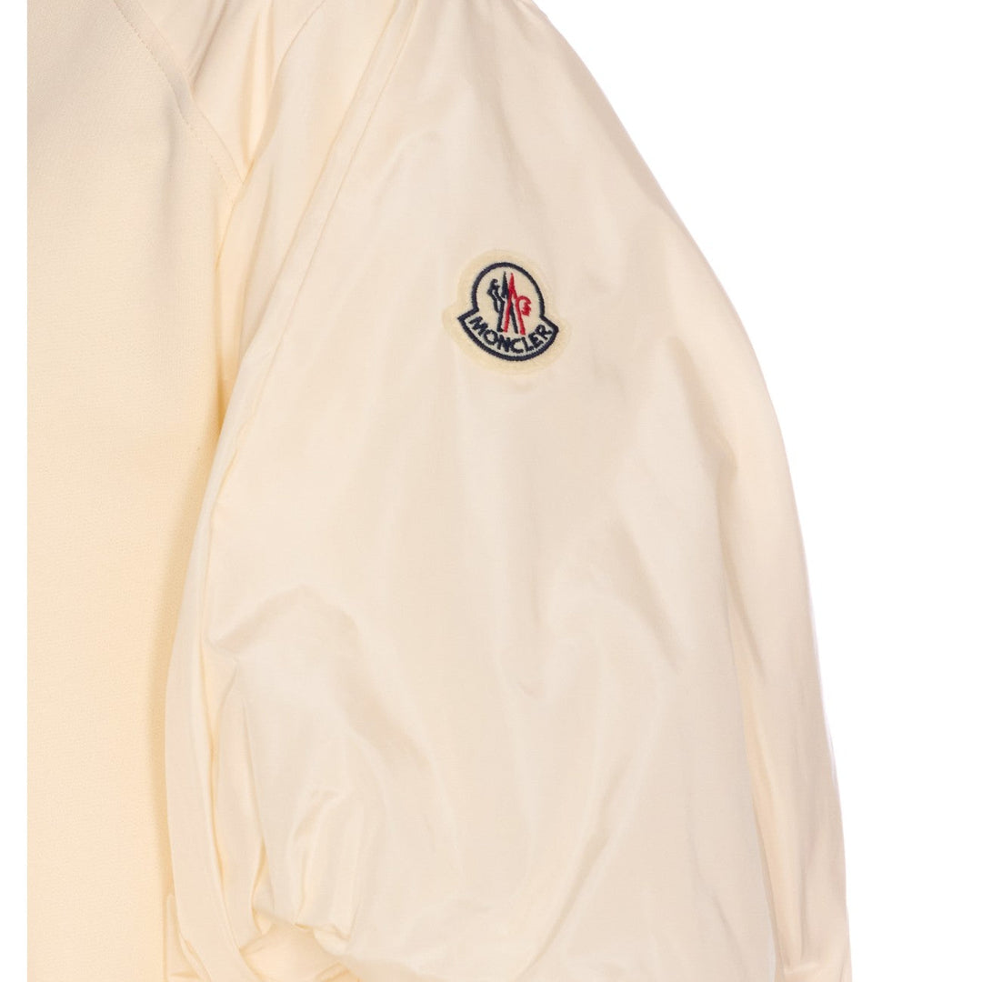 Moncler Women Cotton T-Shirt With Puff Sleeves