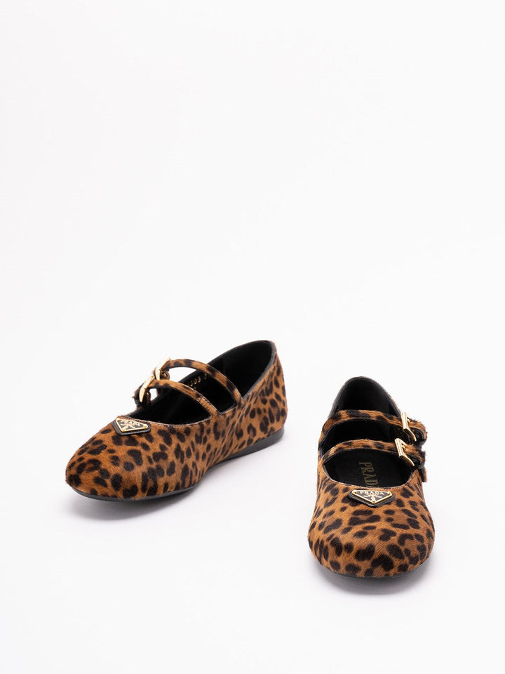 Prada Women Leo Printed Ballerinas