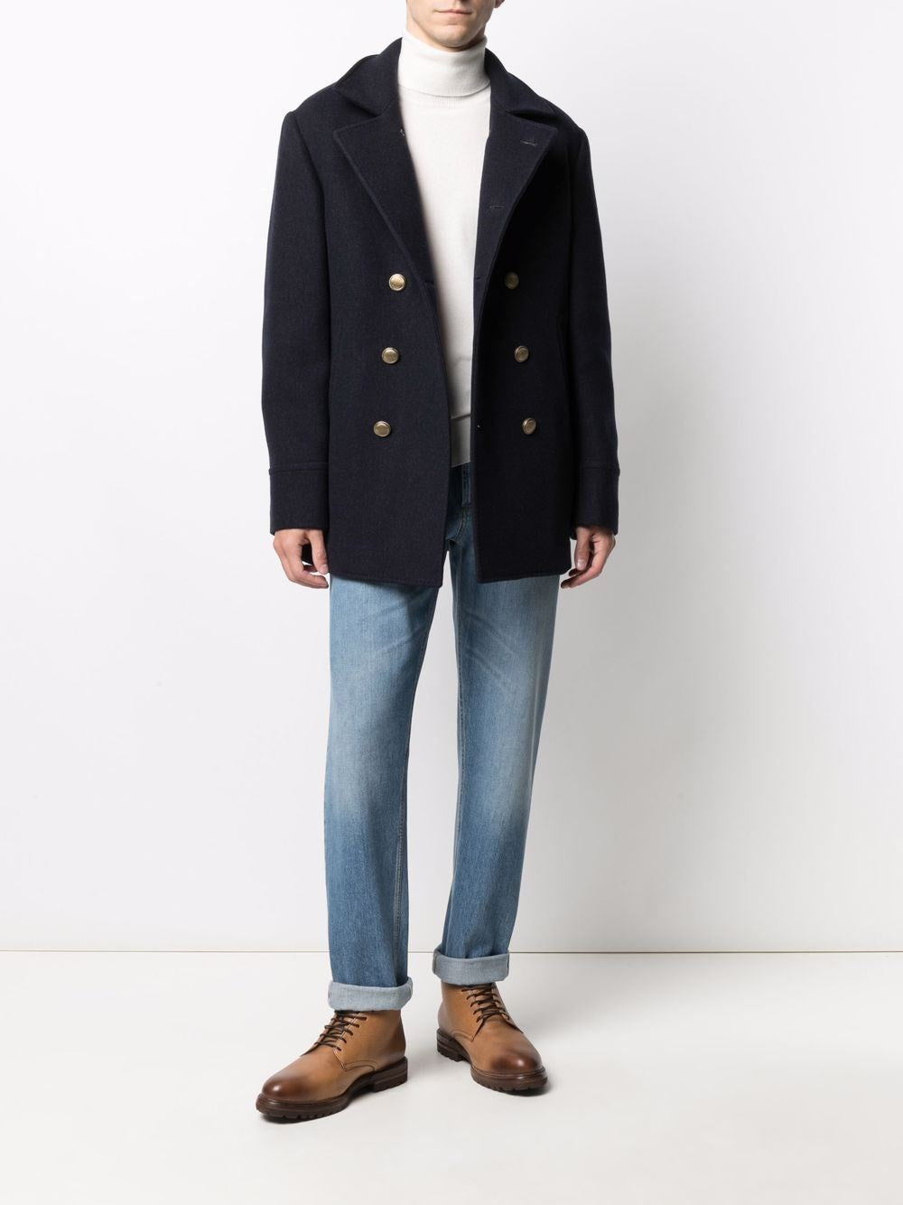 Brunello Cucinelli Men Cashmere Turtle-Neck Sweater