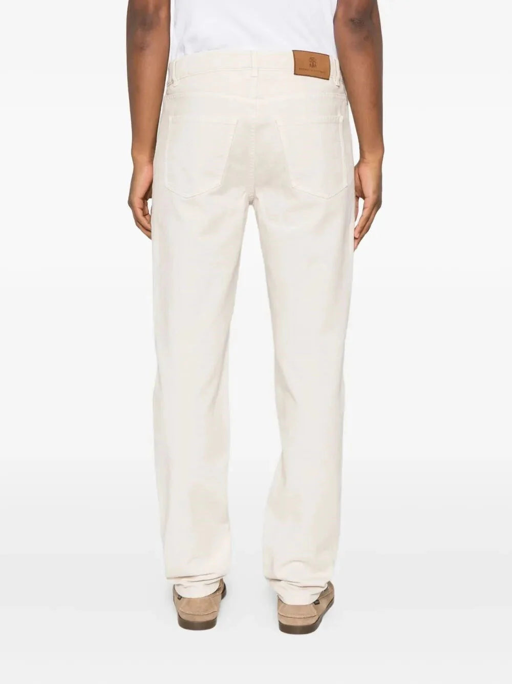 Brunello Cucinelli Men Dyed Denim Pants