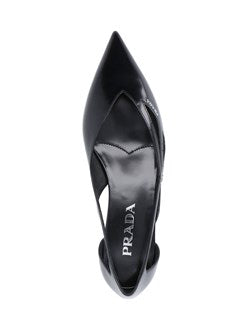 Prada Women Cut-Out Ballet Flats